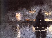 Winslow Homer Higurashi in sailing Germany oil painting artist
